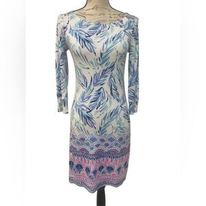 Lilly Pulitzer Printed Shift Dress | Tropical Resort Wear XS EUC